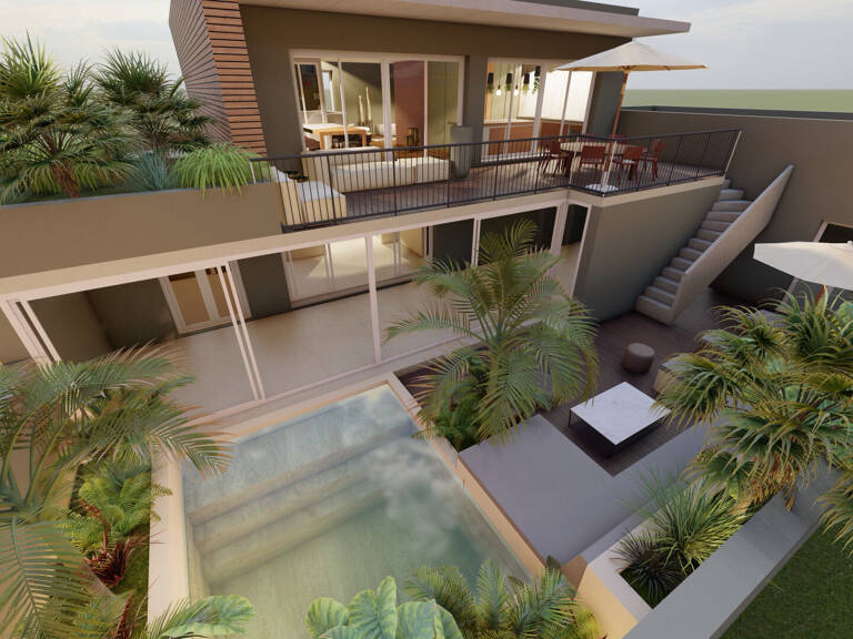 Villa d'architecte neuve Frontignan plage 5 pièce(s) 220 m2 avec piscine et vue mer — photo 1