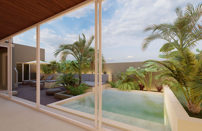 Villa d'architecte neuve Frontignan plage 5 pièce(s) 220 m2 avec piscine et vue mer — photo 2