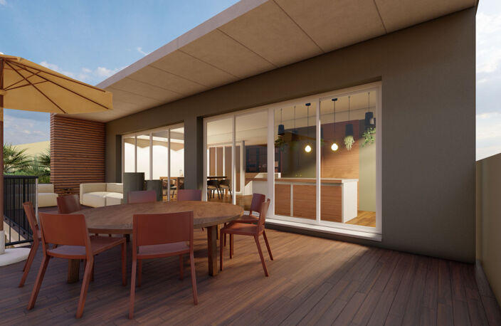Villa d'architecte neuve Frontignan plage 5 pièce(s) 220 m2 avec piscine et vue mer — photo 3