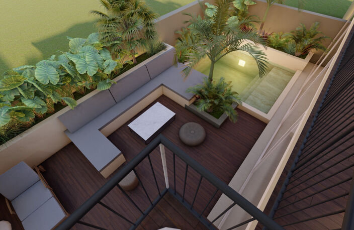 Villa d'architecte neuve Frontignan plage 5 pièce(s) 220 m2 avec piscine et vue mer — photo 5