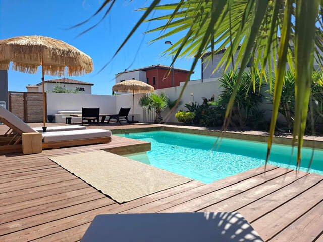 Maison  Sète 5 pièce(s) 110 m2 avec piscine quartier Barrou — photo du bien