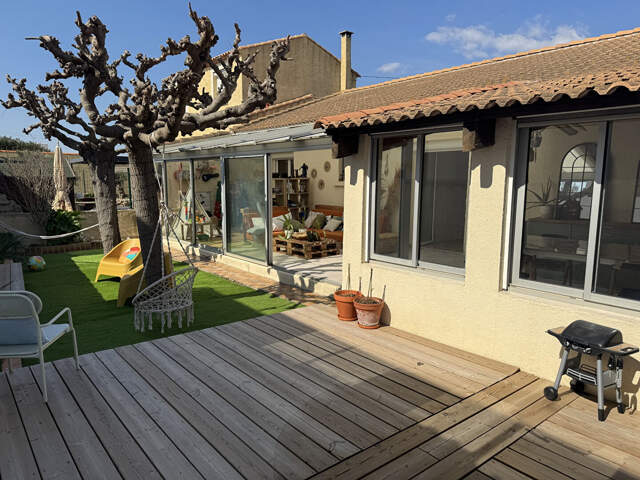 Villa Frontignan Plage 4 pièce(s) 140 m2  en deuxième ligne Mer — photo du bien