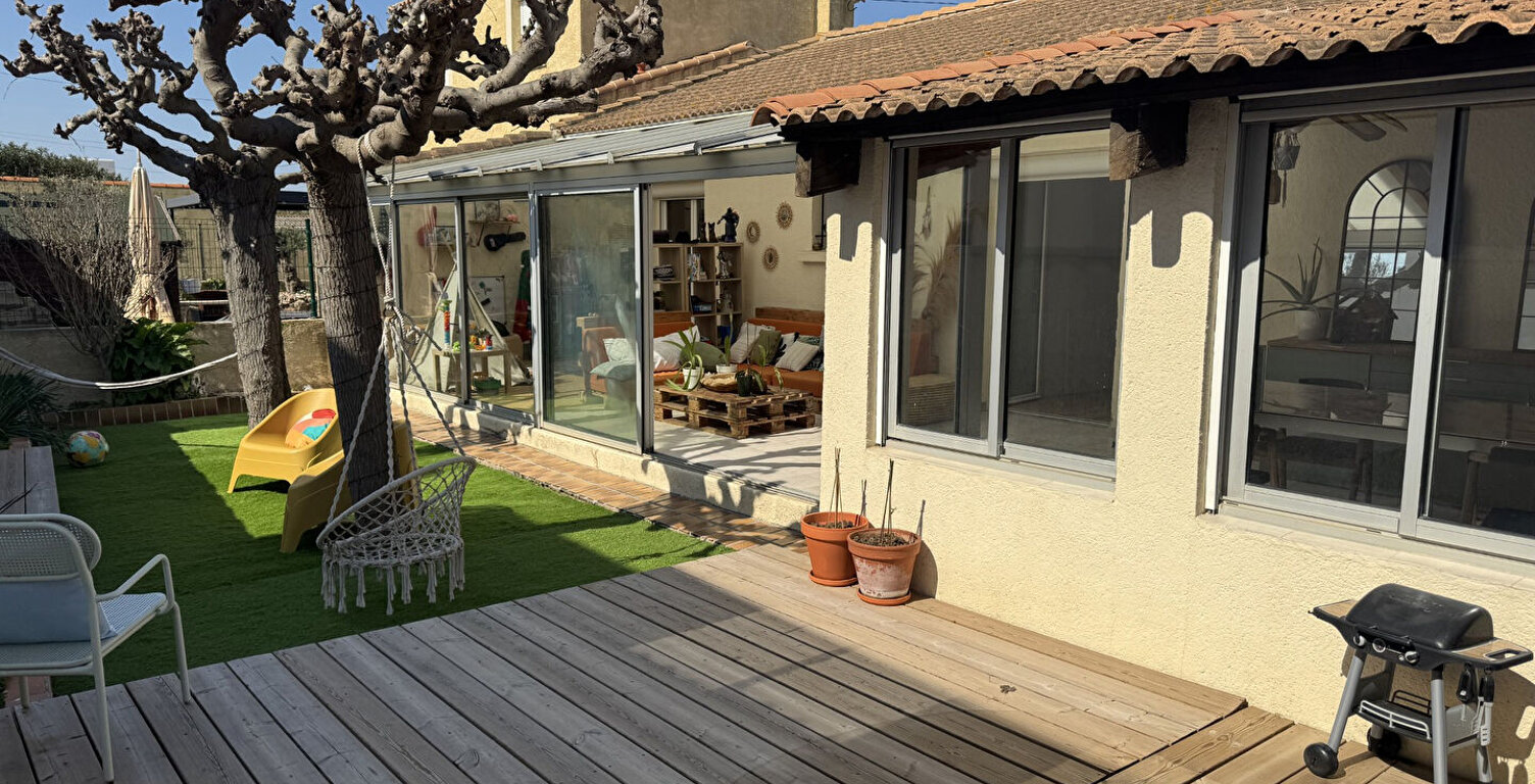 Villa Frontignan Plage 4 pièce(s) 140 m2  en deuxième ligne Mer — photo 1