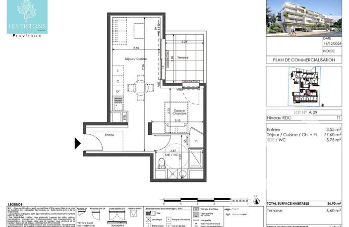 Appartement neuf T1 à Sète centre Corniche plage — photo 5