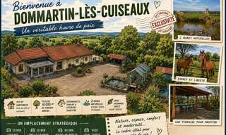 Maison 9 Pièces 197 m² à vendre à Dommartin-lès-Cuiseaux (71480)