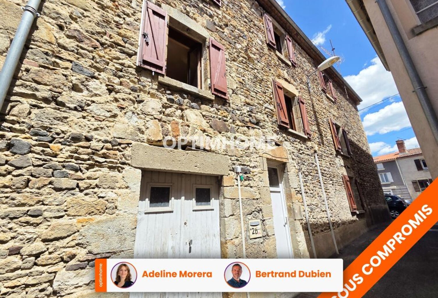 *** EXCLUSIVITE *** MAISON DE VILLE AVEC PETIT GARAGE ET CAVE - A RENOVER *** BILLOM 63160 *** — photo 1