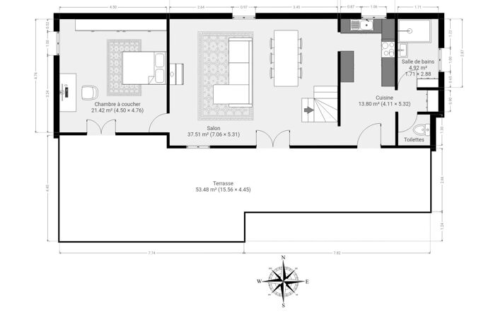 Vente maison 4 pièces 115 m² Saint-Chamassy (24260) — photo 3