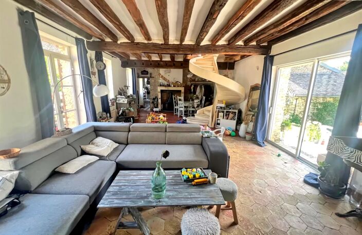 EXCLU - ST LUBIN MAISON ANCIENNE 135 m² 3 ch - JARDIN — photo 4