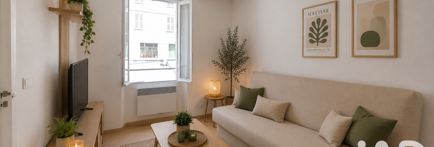 Appartement 2 Pièces 22 m² à vendre à Toulon (83100)
