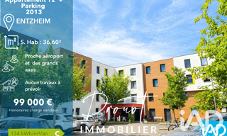 Appartement 2 Pièces 36 m² à vendre à Entzheim (67960)