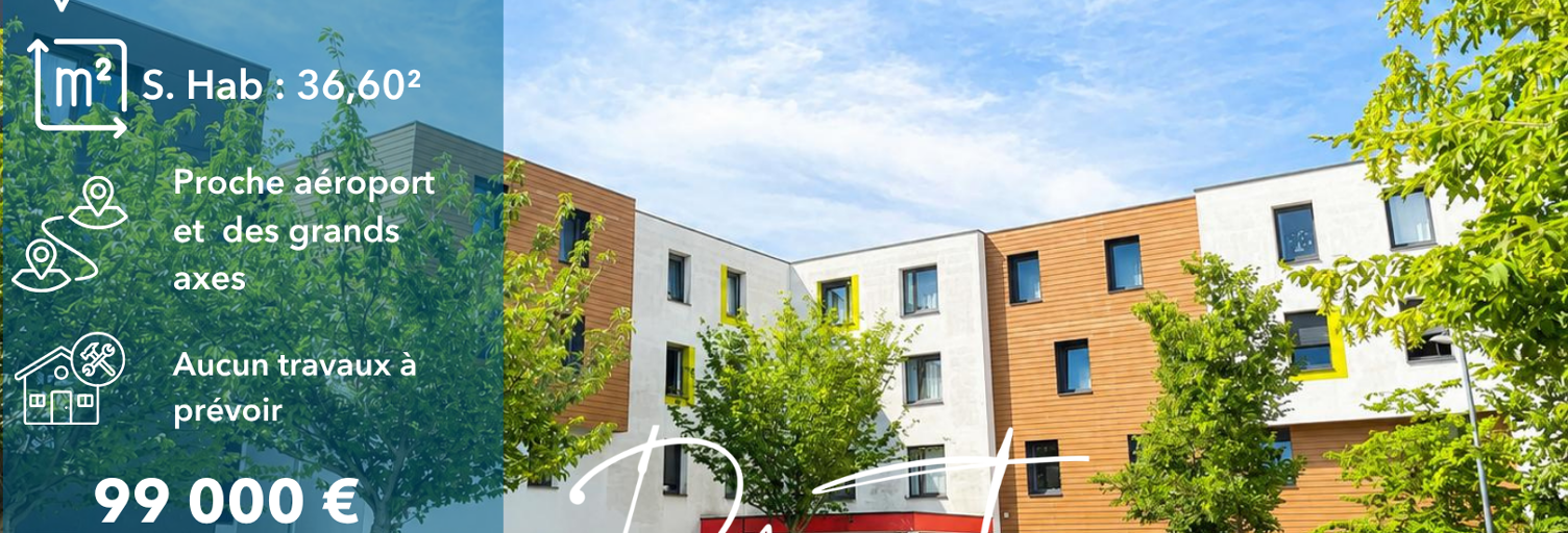 Appartement 2 Pièces 36 m² à vendre à Entzheim (67960)