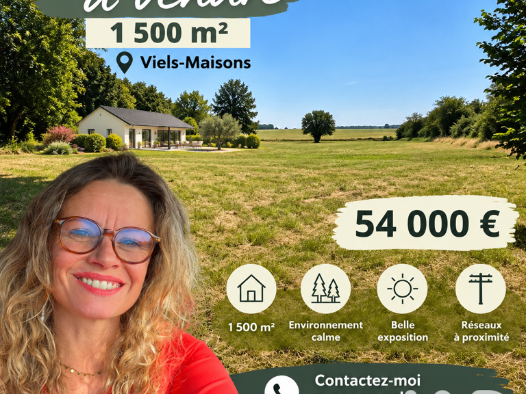 Vente Terrain 1 500 m&sup2; — photo 1