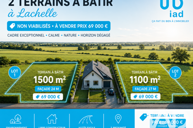 Terrain  69000 €