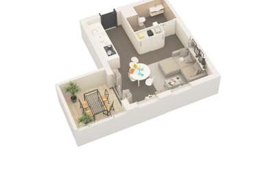 Appartement 1 pièces 610 €