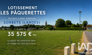Terrain  735 m² à vendre à Sorbets (40320)