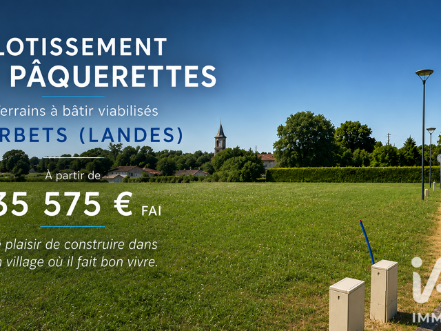 Vente Terrain à bâtir 827 m&sup2; — photo du bien