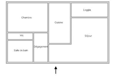 Appartement 3 pièces 1280 €