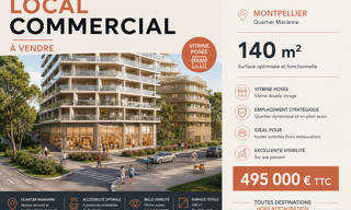 Commerce  140 m² à vendre à Montpellier (34000)
