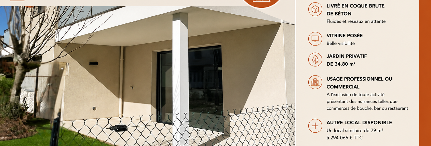 Commerce  172 m² à vendre à Craponne (69290)