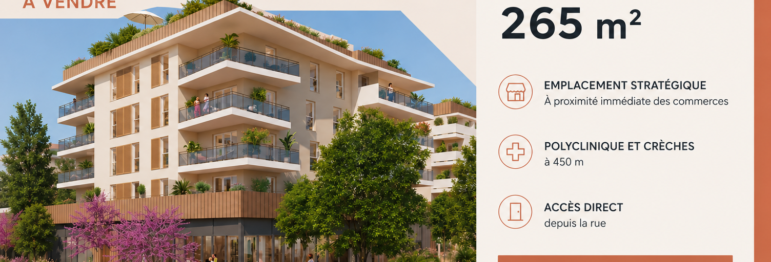 Commerce  265 m² à vendre à Cagnes-sur-Mer (06800)