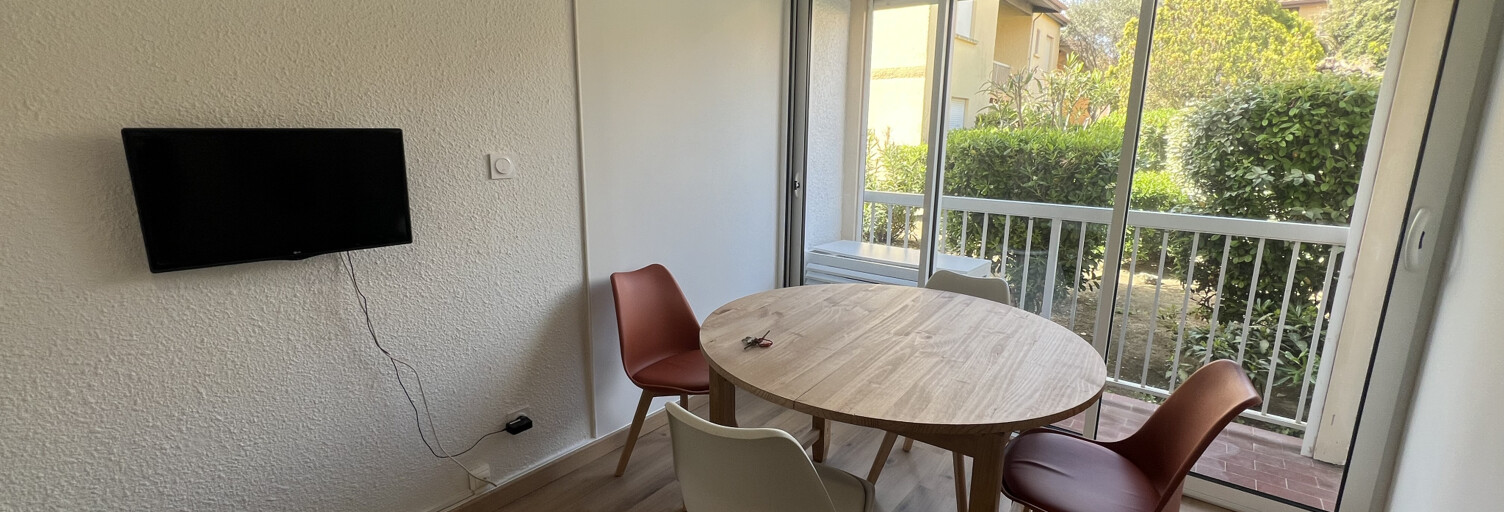 Appartement 1 Pièce 22 m² à louer à Valras-Plage (34350)