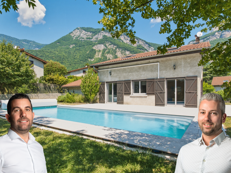 DPT (38) - A VENDRE - MAISON INDIVIDUELLE - BERNIN - VUE PAN — photo 1