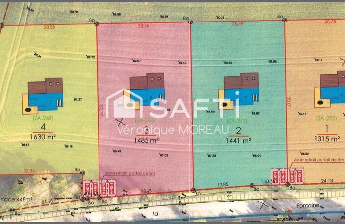 Beau terrain entièrement viabilisé de 1485 m² hors lotissement — photo 3