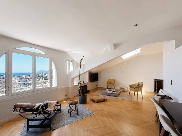 CANNES PALAIS PROVENCE DERNIER ETAGE VUE MER PANORAMIQUE — photo 1