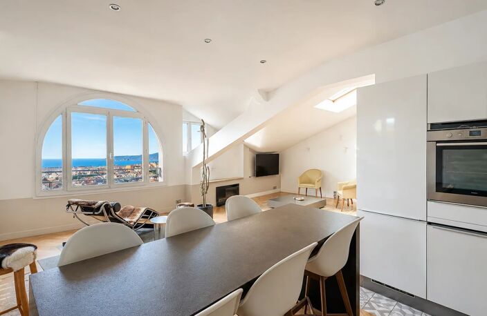 CANNES PALAIS PROVENCE DERNIER ETAGE VUE MER PANORAMIQUE — photo 3