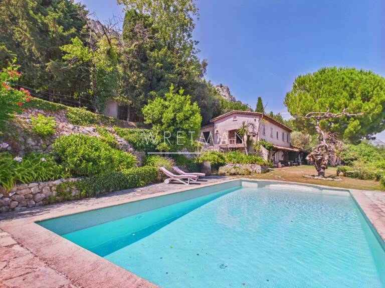 Maison en pierre avec vue panoramique sur la mer - Vence — photo 1