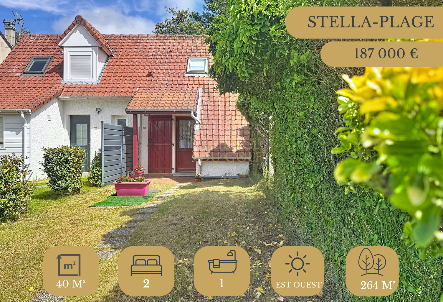 EN EXCLUSIVITE A STELLA-PLAGE COTTAGE 3 PIECES EN DUPLEX AVE — photo 1