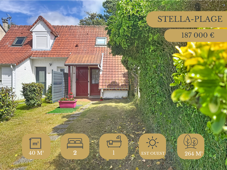 EN EXCLUSIVITE A STELLA-PLAGE COTTAGE 3 PIECES EN DUPLEX AVE — photo 1