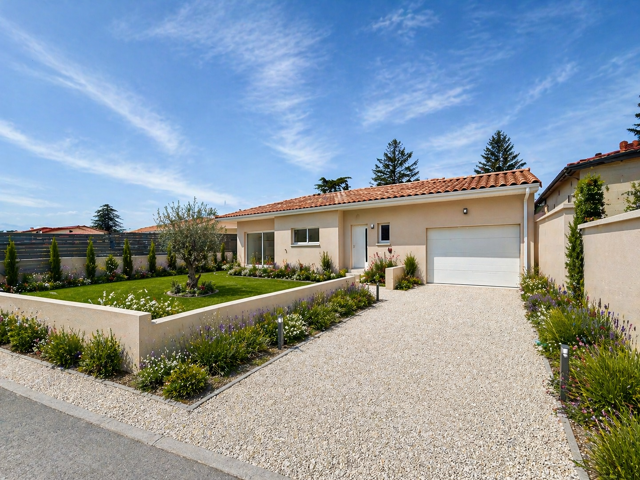 A 20 MN AU SUD DE VIENNE VILLA PLAIN PIED NEUVE. IMMOCENTER — photo du bien