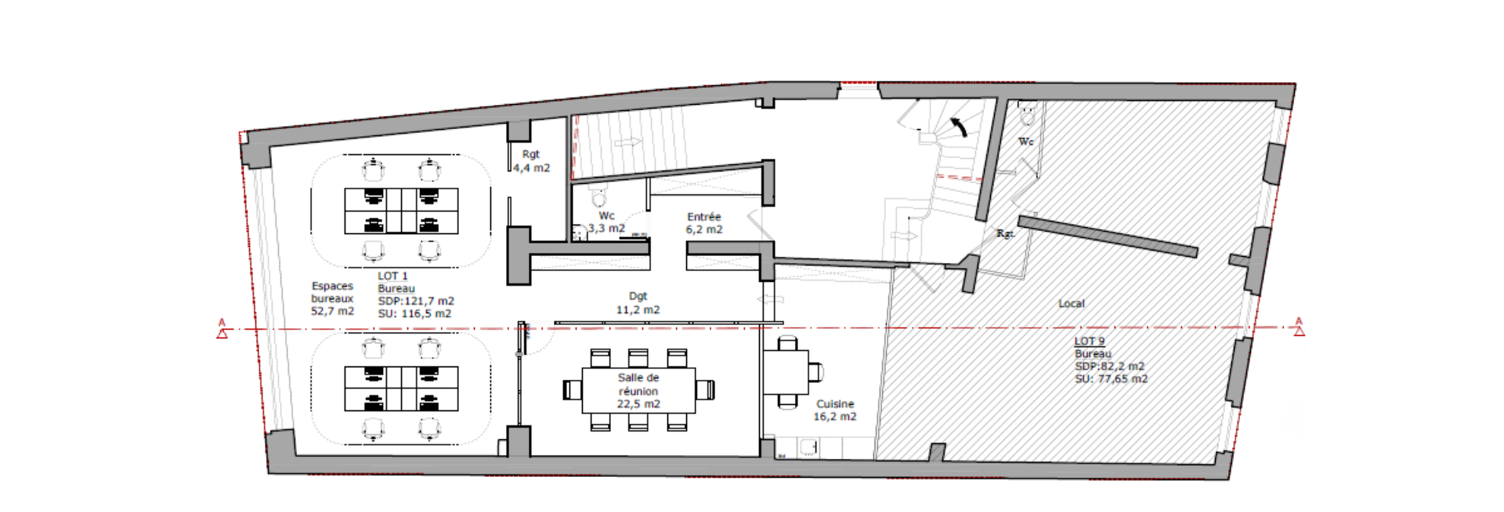 Bureau  116 m² à vendre à Marseille 1 (13001)