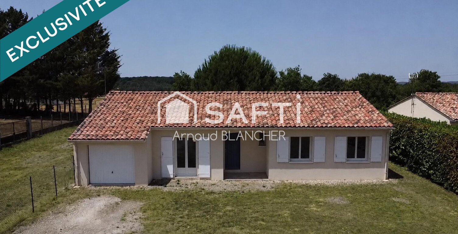 Pavillon plain-pied, quatre chambres, salle de bain, garage, jardin. — photo 1