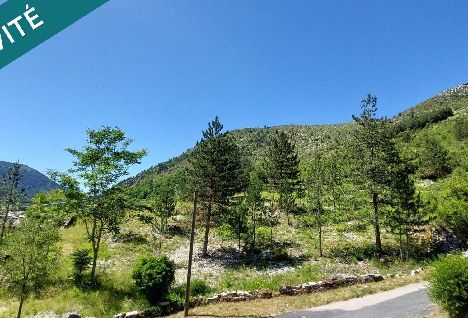 -A VENDRE- PRADES 48210 St Enimie TERRAIN CONSTRUCTIBLE non viabilisé de 3265m2 108 000€ — photo 1