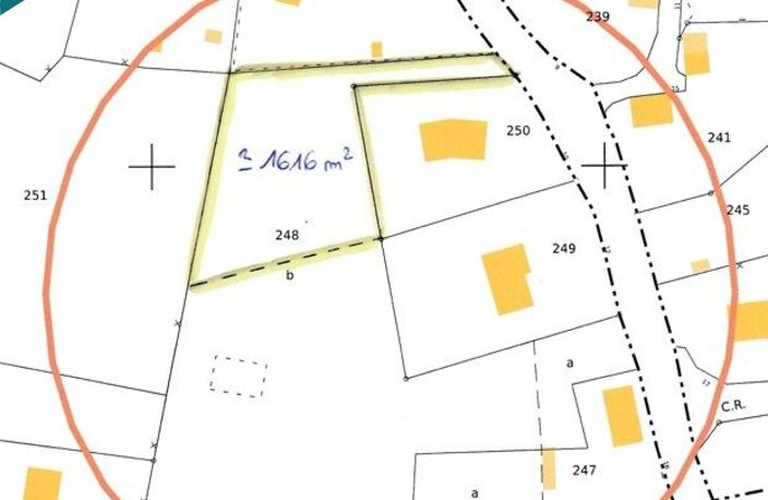 Terrain à bâtir de 1616 m², non viabilisé, La Bazoque — photo 3