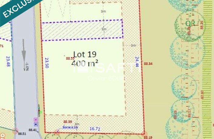 Terrain constructible viabilisé — photo 3