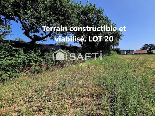 Terrain constructible viabilisé — photo du bien