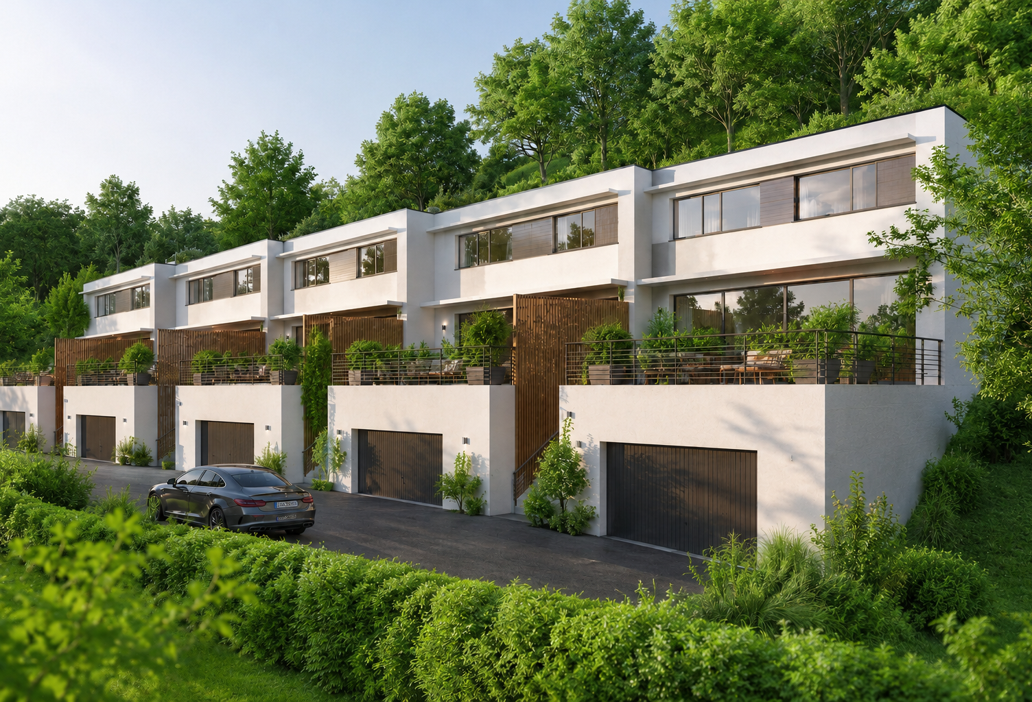 L'ARBRESLE PROJET RARE ET EXCEPTIONNEL TERRAIN 2050M2 POUR 6 — photo 1