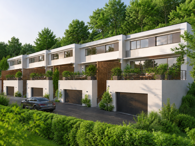 L'ARBRESLE PROJET RARE ET EXCEPTIONNEL TERRAIN 2050M2 POUR 6 — photo 1