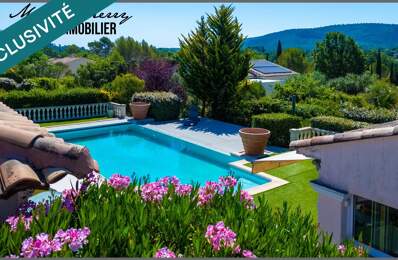 Coup de coeur - villa de plain-pied 172 m2 + véranda 34 m2 - dépendance de 14 m2 - 5 chambres dont 3 avec leur salle d'eau privative - piscine - forage - tout à l'égout - terrain de 2500 m2 plein sud et belle vue dégagée — photo du bien