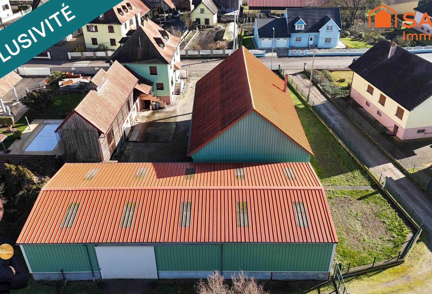 Hangar de stockage de 287m² au sol, le tout sur 8,90 ares ! — photo 1