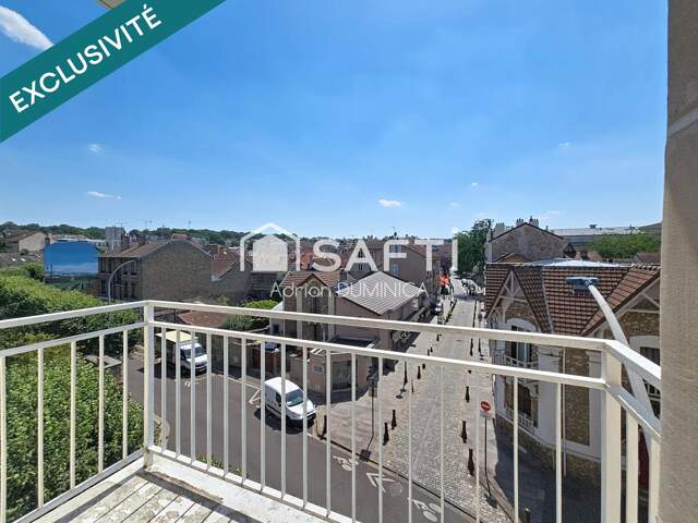 POISSY CENTRE  T3 AVEC BALCON, VUE DÉGAGÉE, PARKING ET CAVE — photo du bien