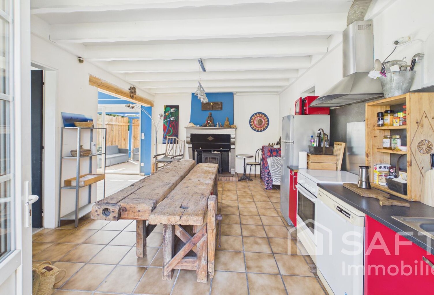 Maison 3 pièces avec grange et jardin — photo 1