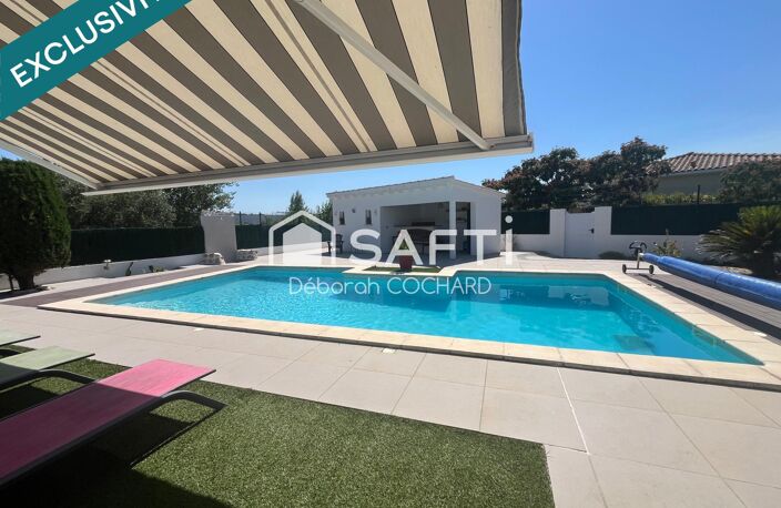 JACOU Superbe villa contemporaine haut de gamme 150 m² avec piscine, pool-house et terrain de 902 m² sans vis-à-vis — photo 4