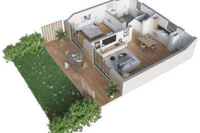 Appartement 2 pièces 283000 €