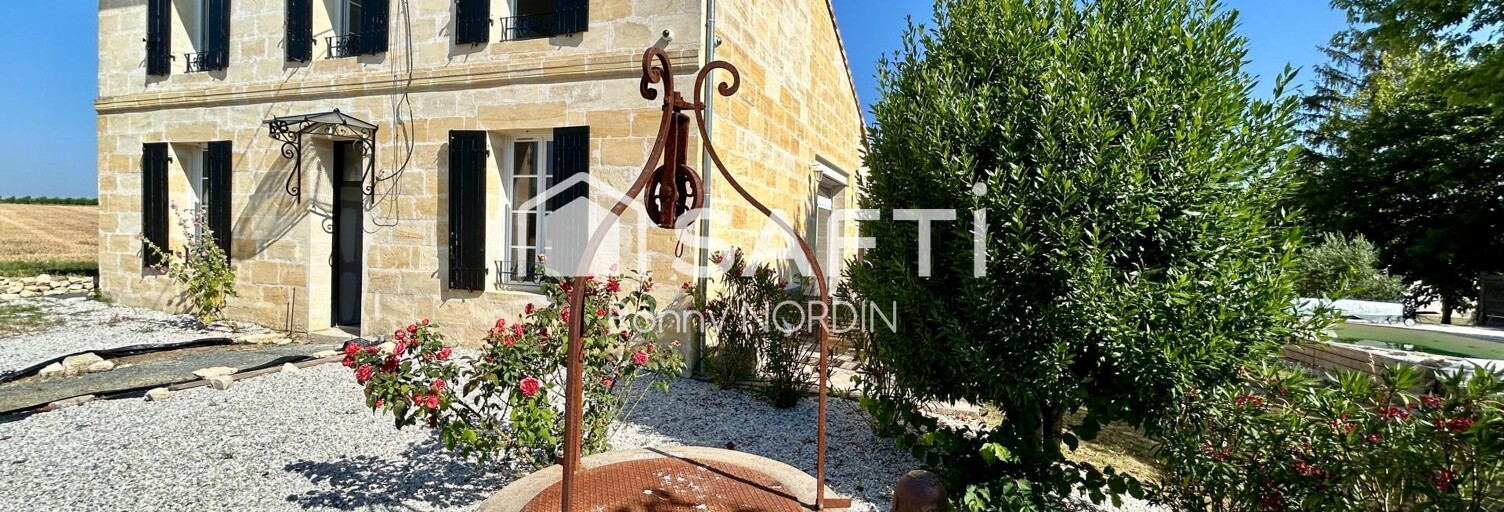 Maison 5 Pièces 180 m² à vendre à Gardegan-et-Tourtirac (33350)