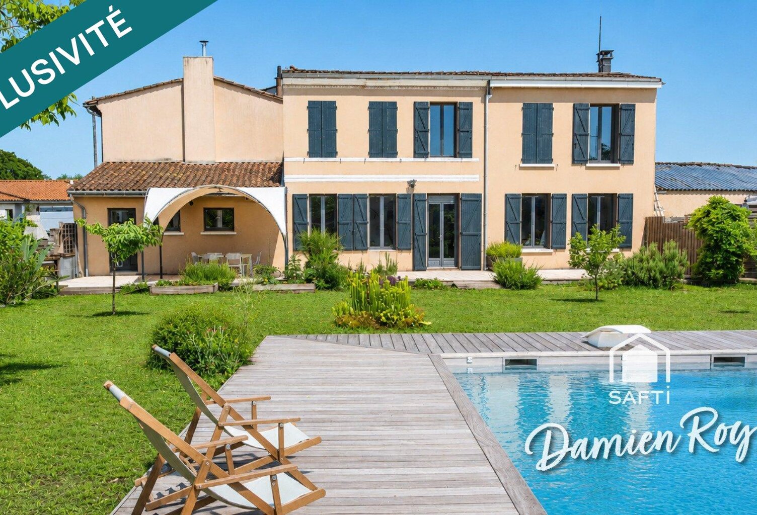 Maison en pierre de 200m² avec piscine et dépendance — photo 1