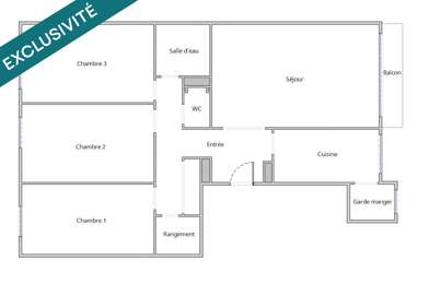 Appartement 4 pièces 205000 €